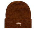 Boucle Fleece Beanie - Brick Red