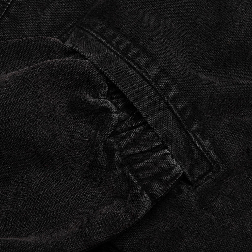 Canvas Insulated Work Jacket - Black