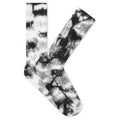 Dyed Ribbed Crew Socks - Grey
