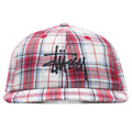 Madras Plaid Big Logo Low Pro - Red