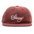 Peached Canvas Cap - Burgundy