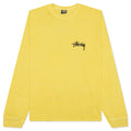 Skate Posse Pigment Dyed L/S Tee - Butter