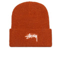 Stock Cuff Beanie - Orange FA20