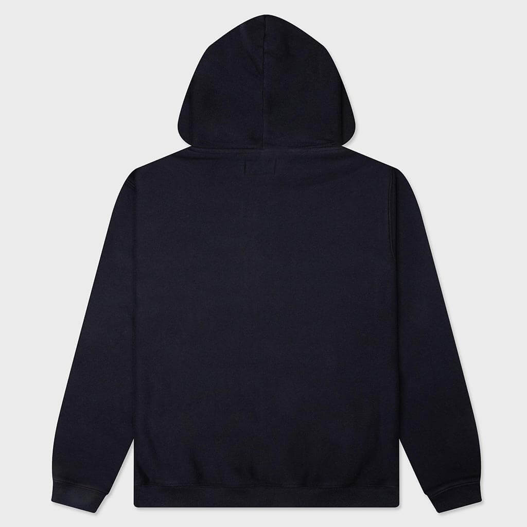 Stussy Sport Zip Hoodie - Washed Black