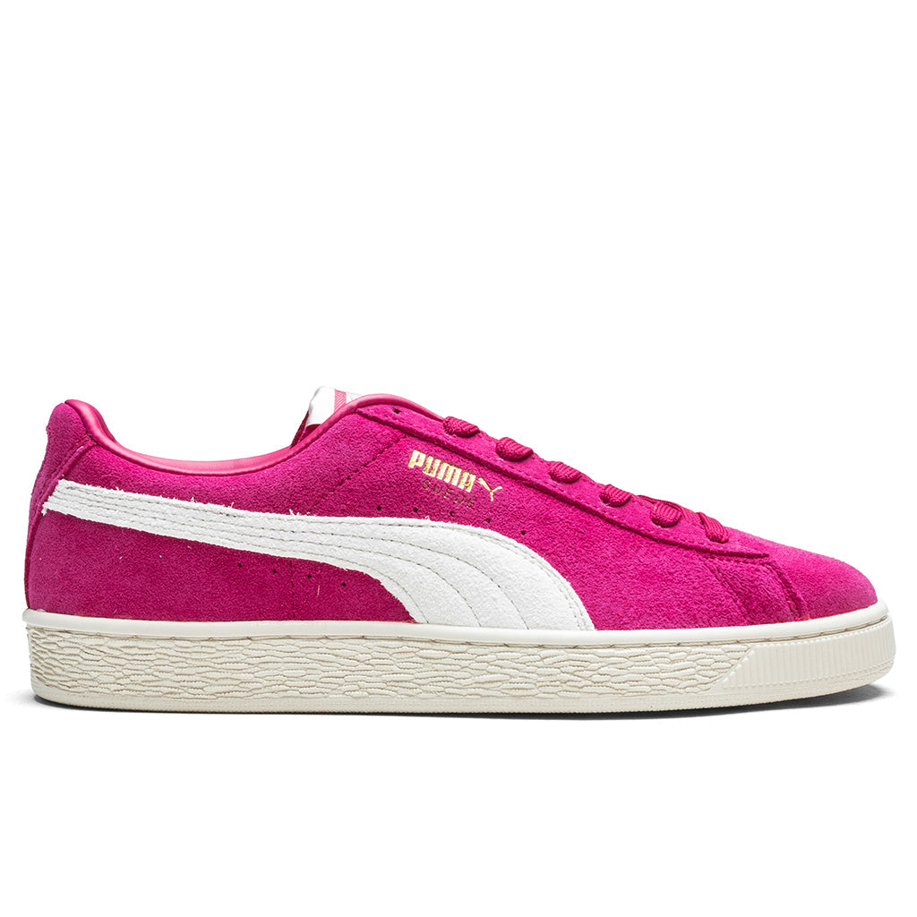 Suede - Pink Alert/White
