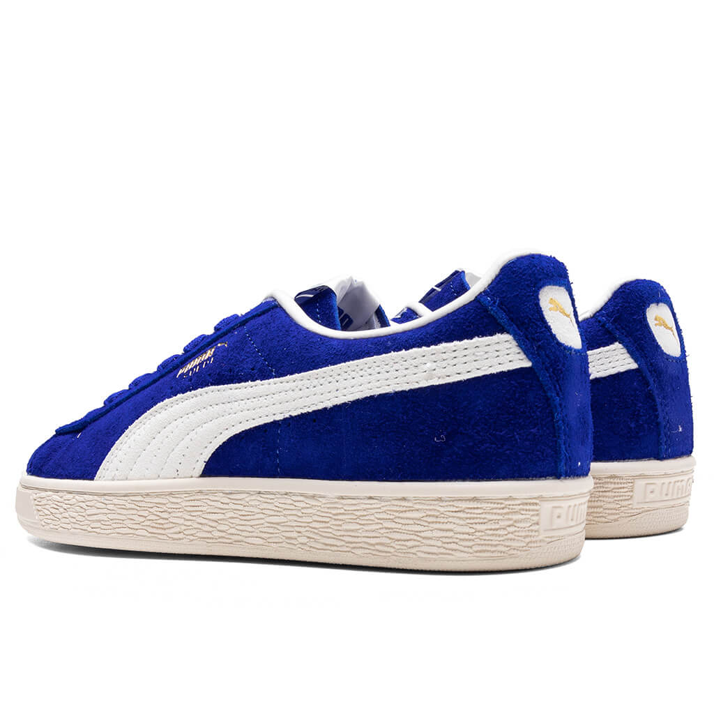 Suede - Blue/White