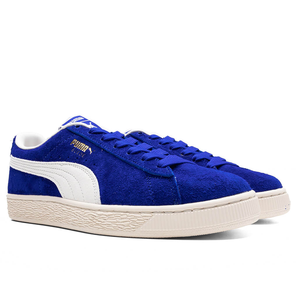 Suede - Blue/White