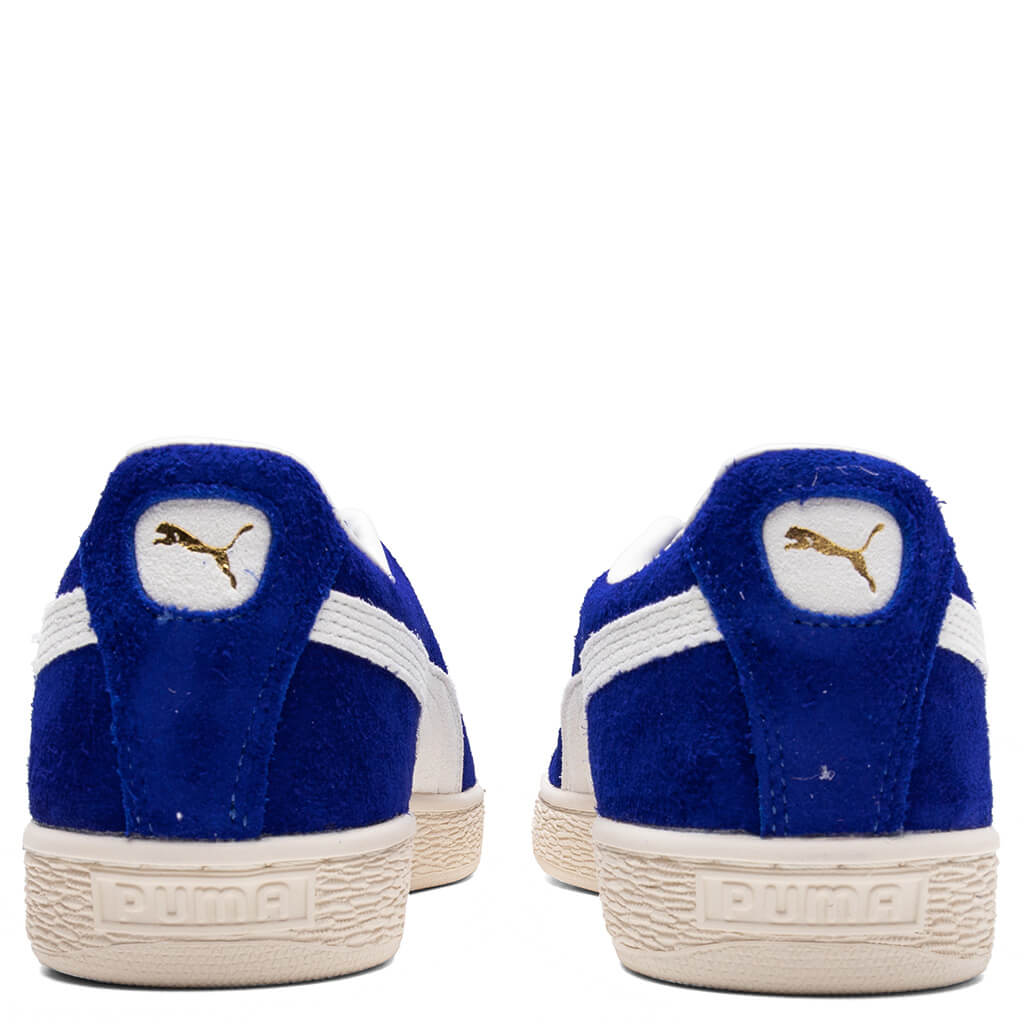 Suede - Blue/White