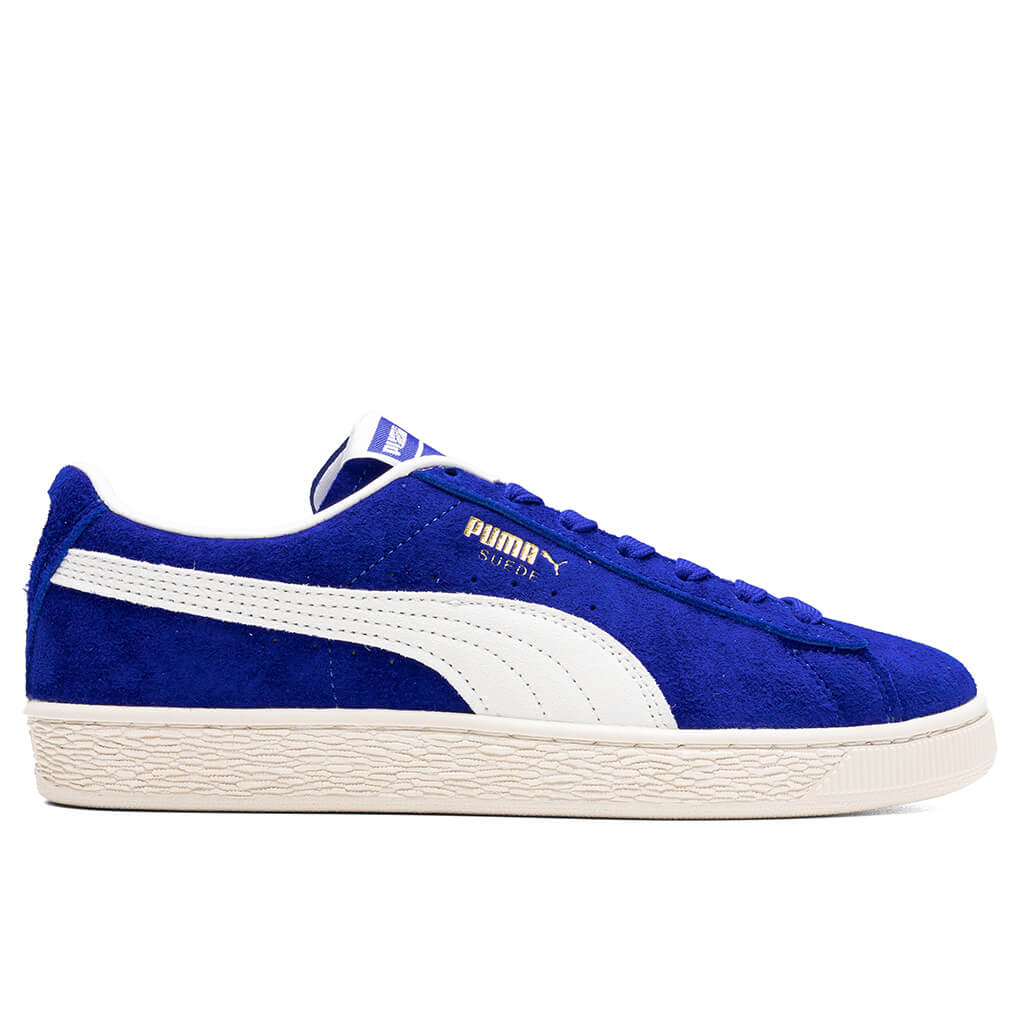 Suede - Blue/White