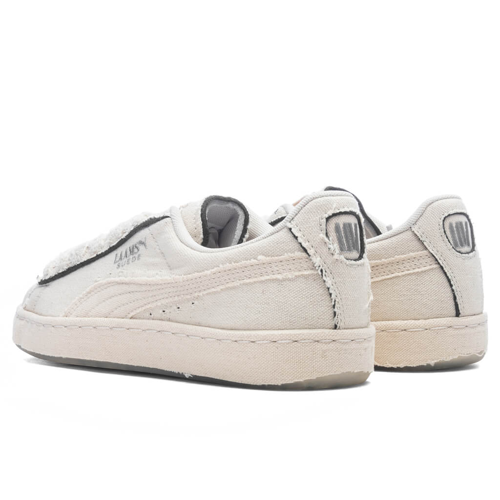 Suede Blank Canvas - White