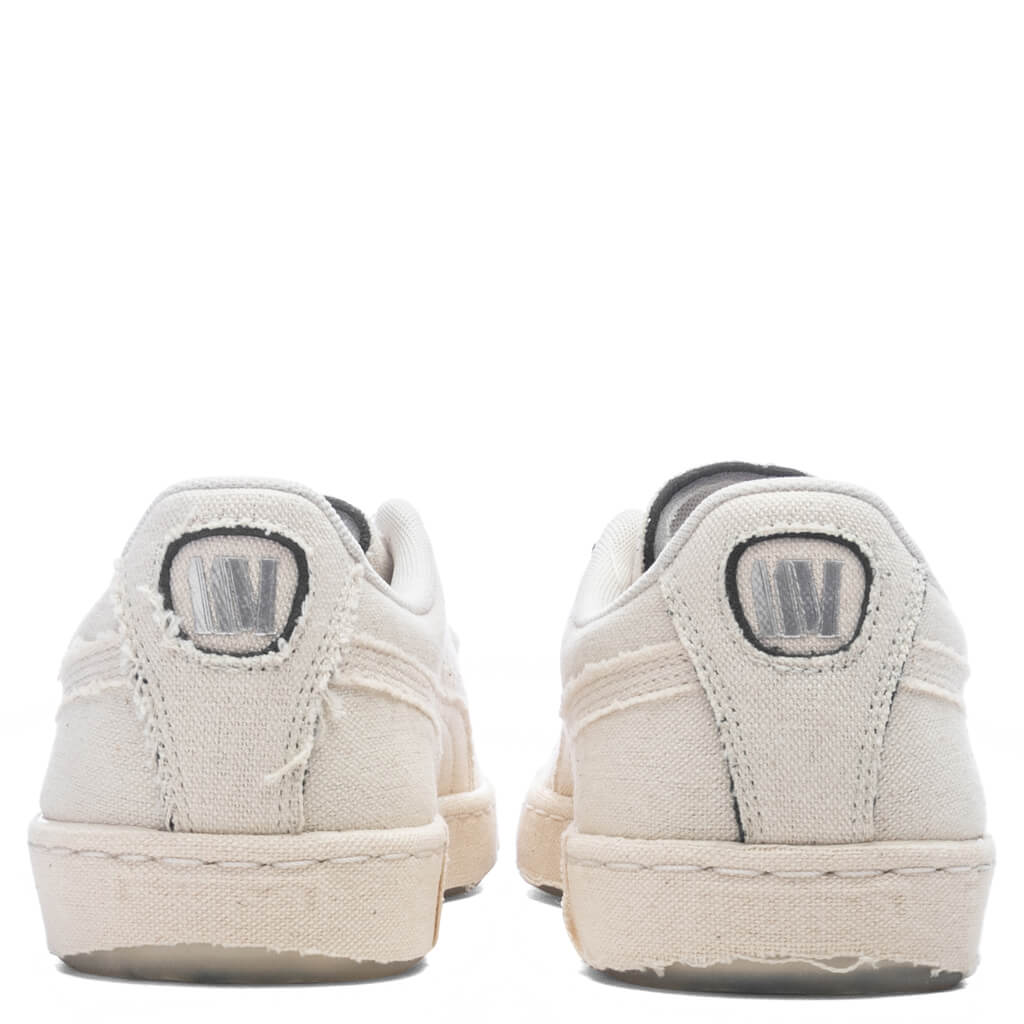 Suede Blank Canvas - White
