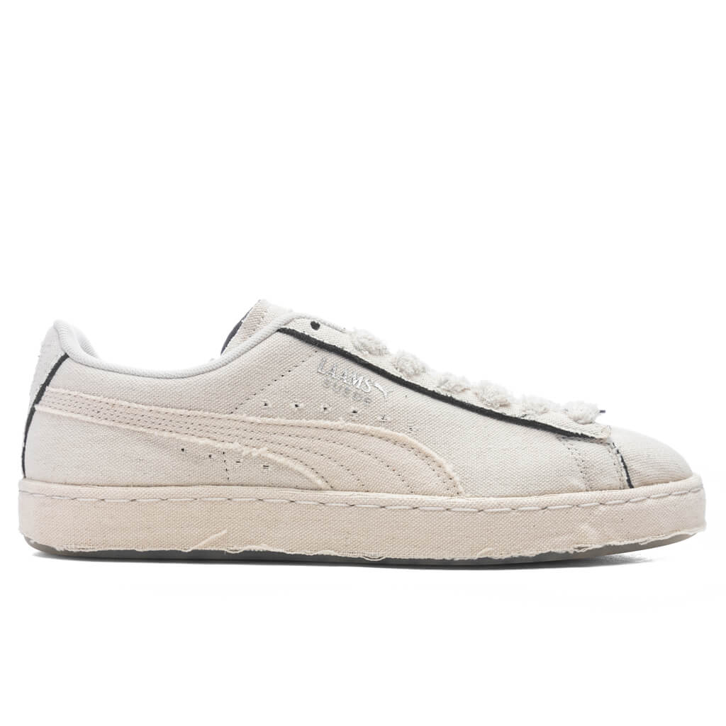 Suede Blank Canvas - White