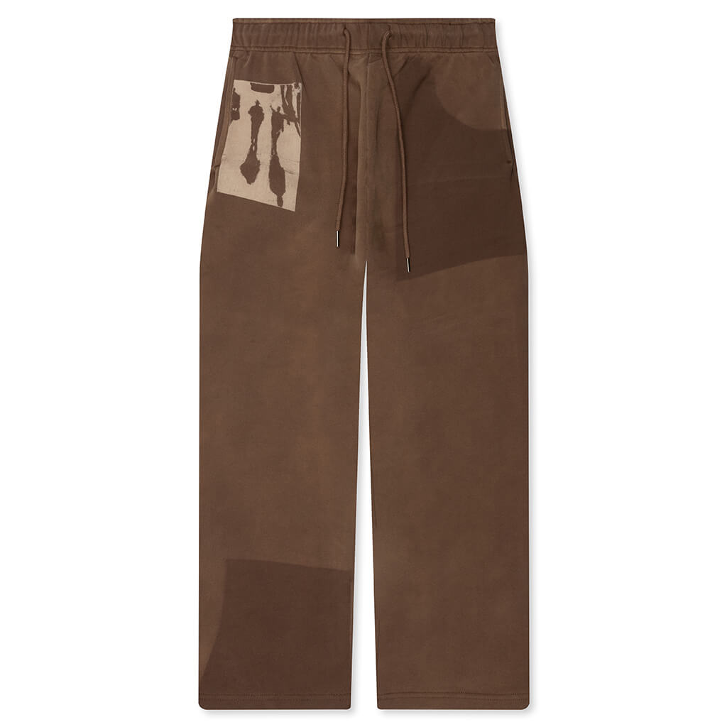 Sun Faded Sweatpants - Brown
