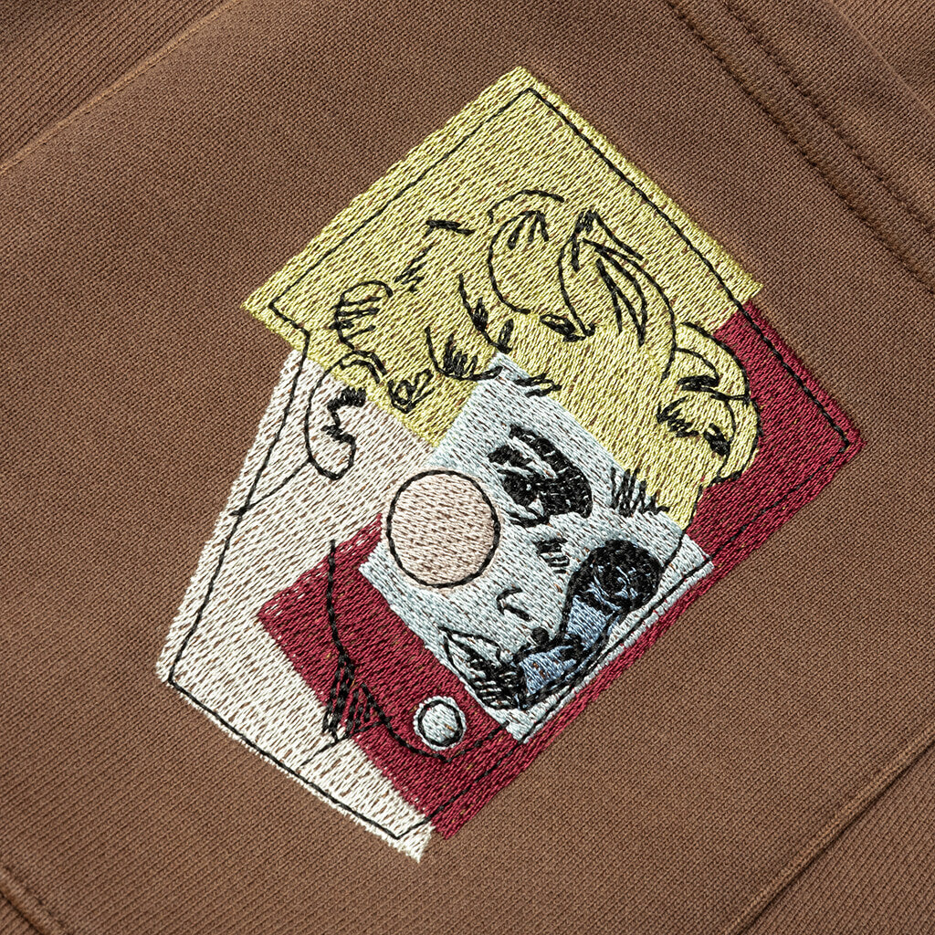Sun Faded Sweatpants - Brown