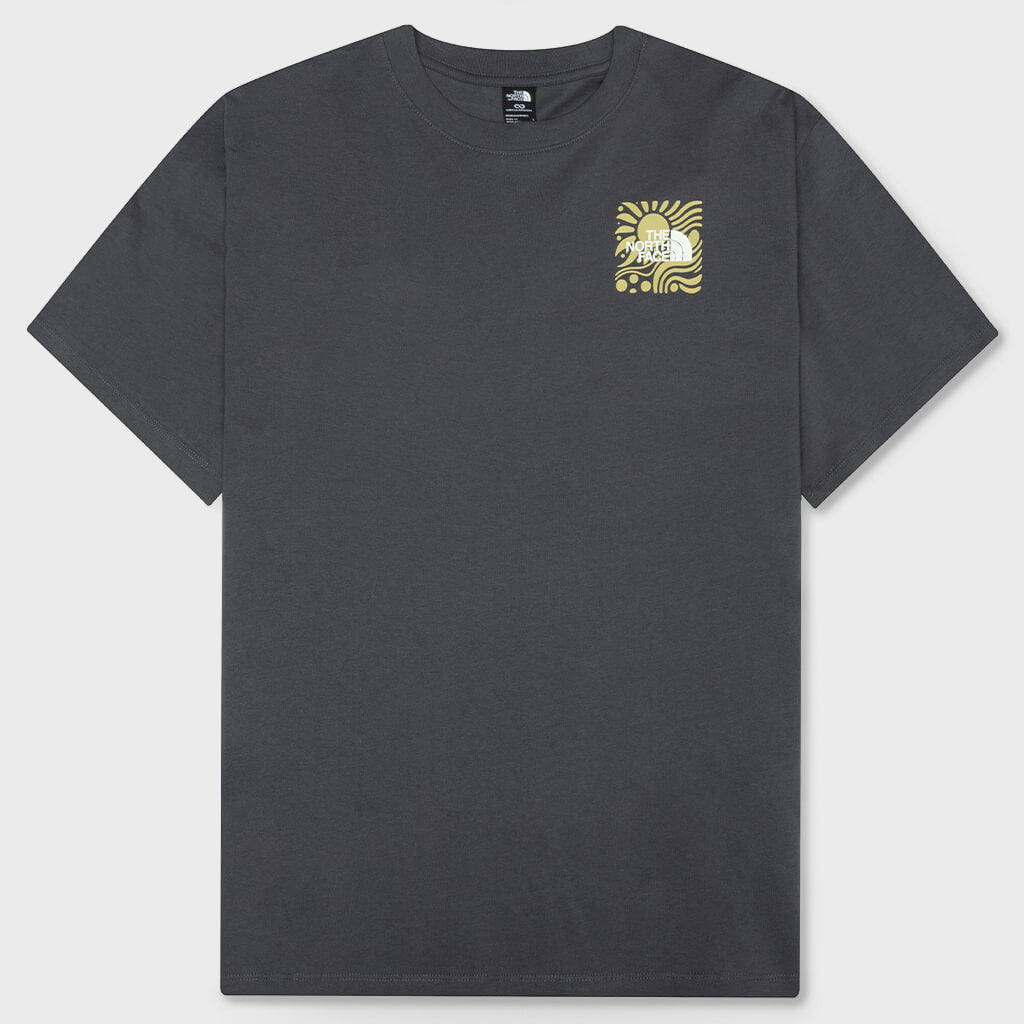 Sun Oversized S/S Graphic Tee - Anthracite Grey
