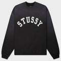 Sun Faded Oversized Crew - Black