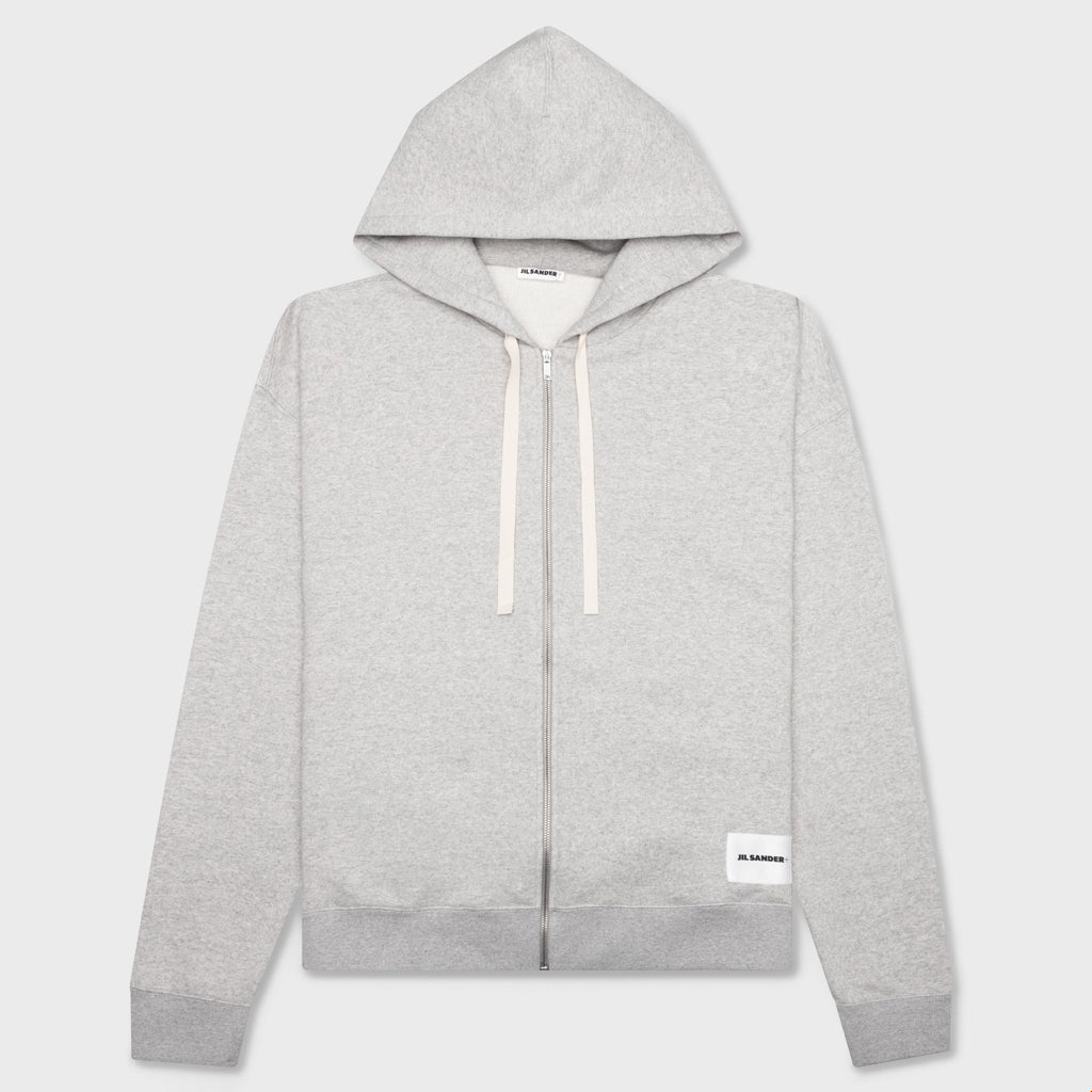 Logo Patch Zip Up Jacket - Powder Green
