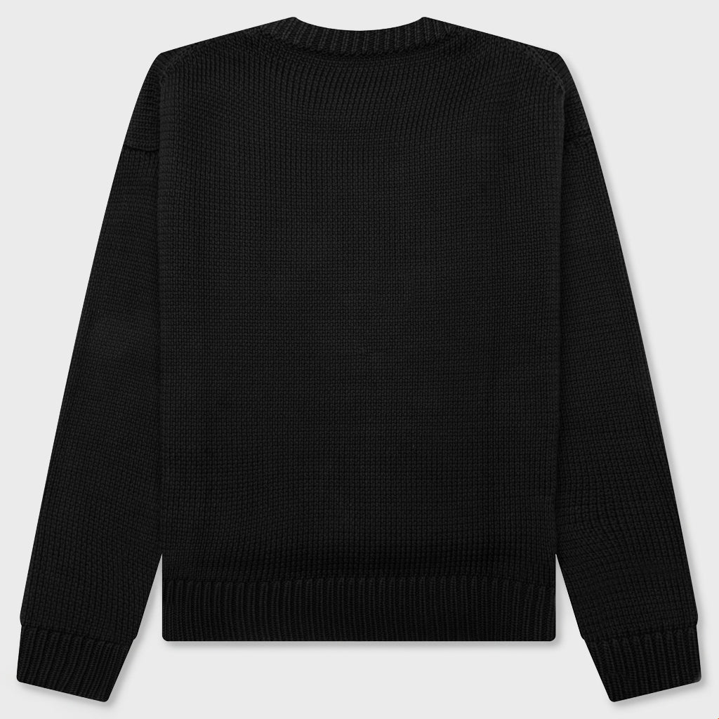 Boyfriend Loose Fit Sweater - Black