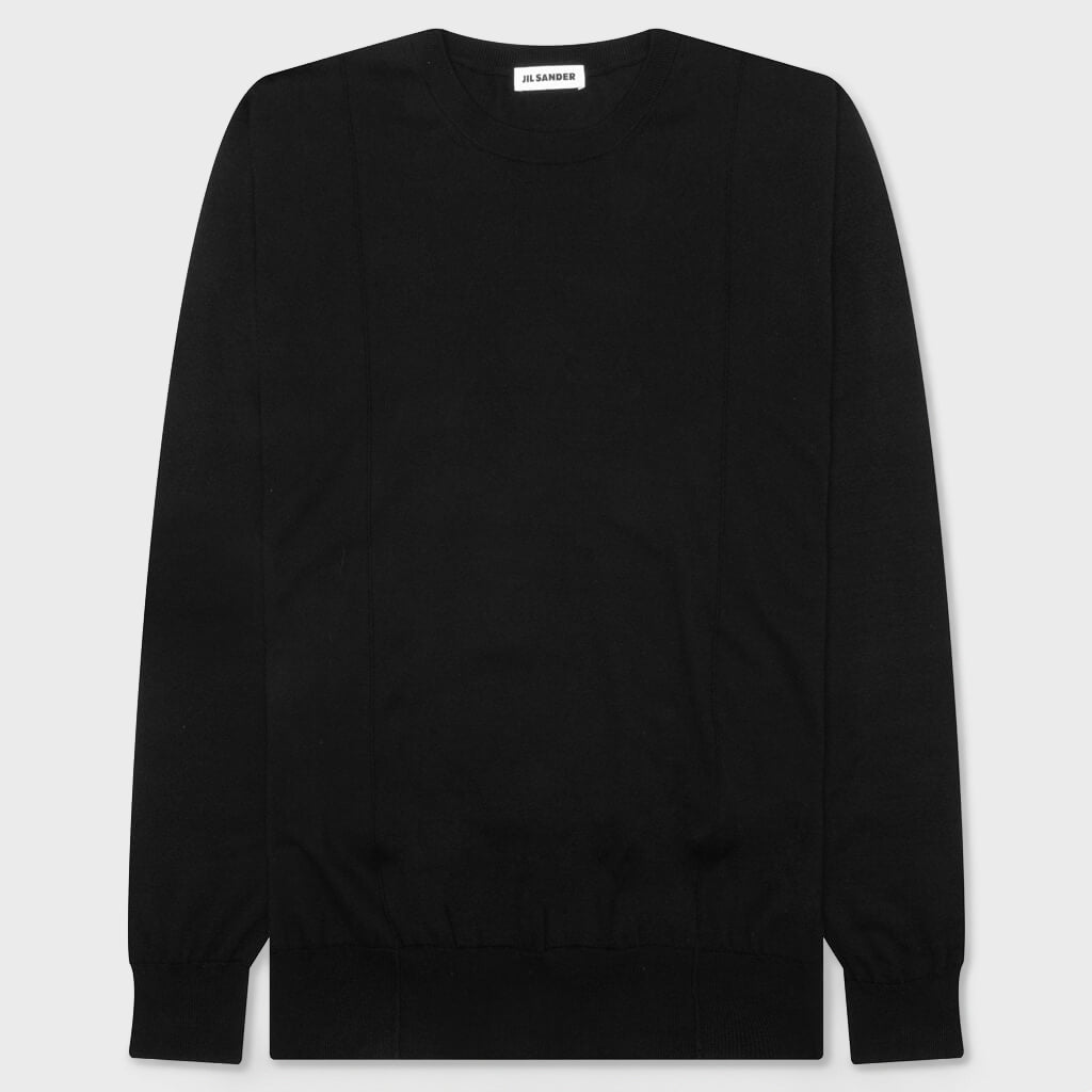 Cotton Sweater - Black