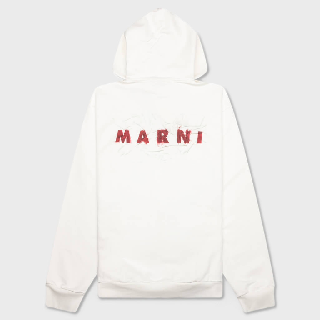 Logo Hoodie - Natural White