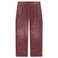 Synanon Cord Pleated Pant - Burgundy