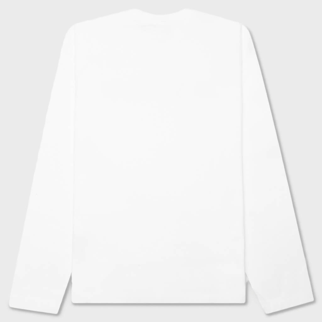 Long Sleeve Logo T-Shirt - Porcelain