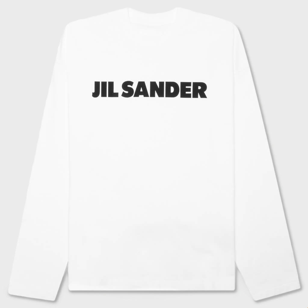 Long Sleeve Logo T-Shirt - Porcelain