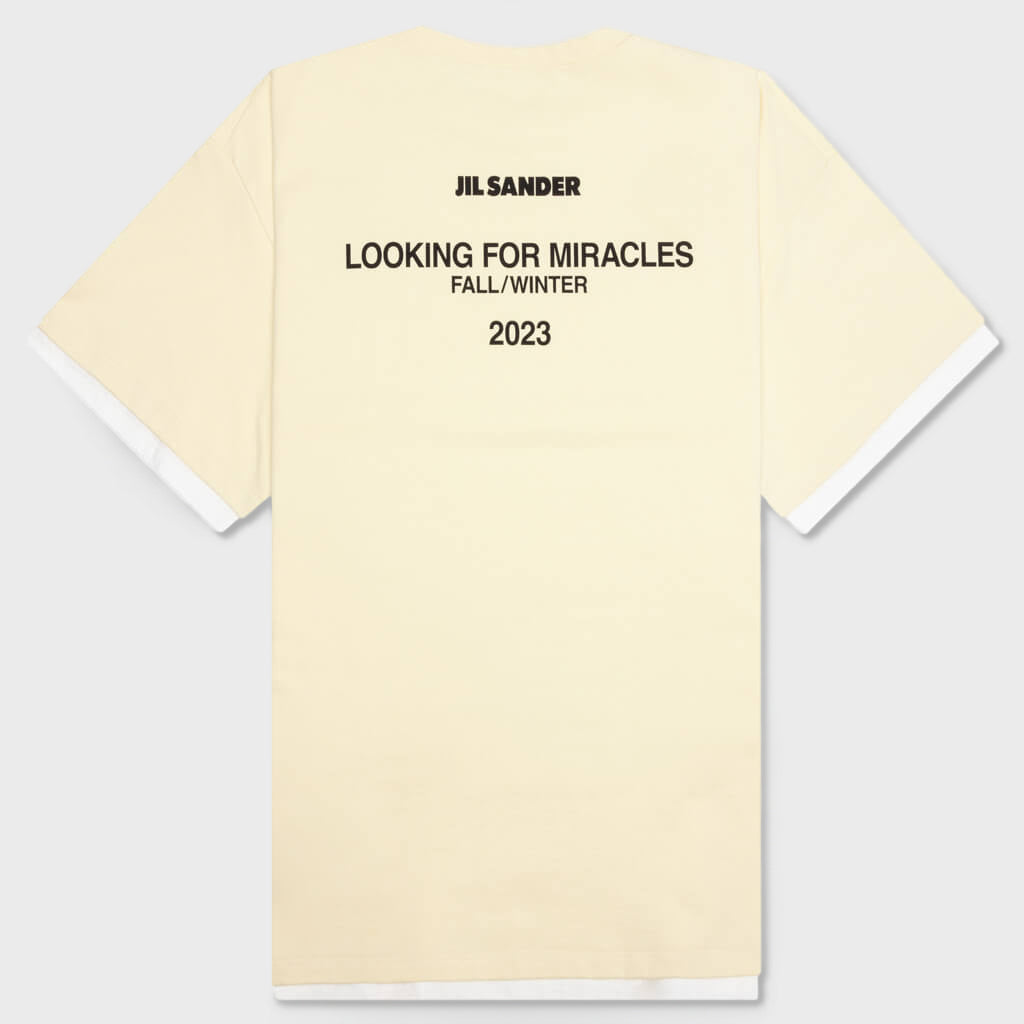 Looking For Miracles T-Shirt- Bone