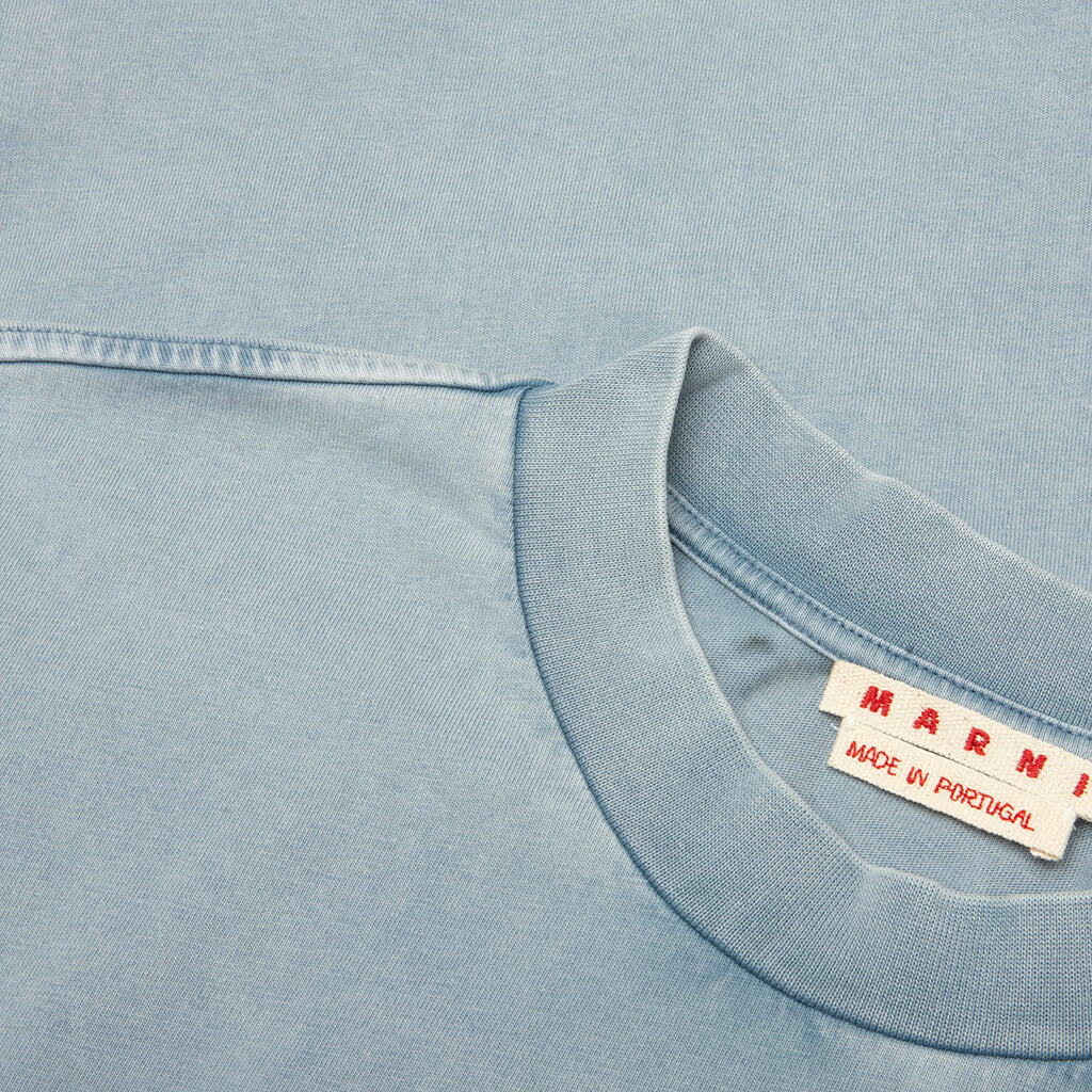 Sleeve Patch Tee - Sky