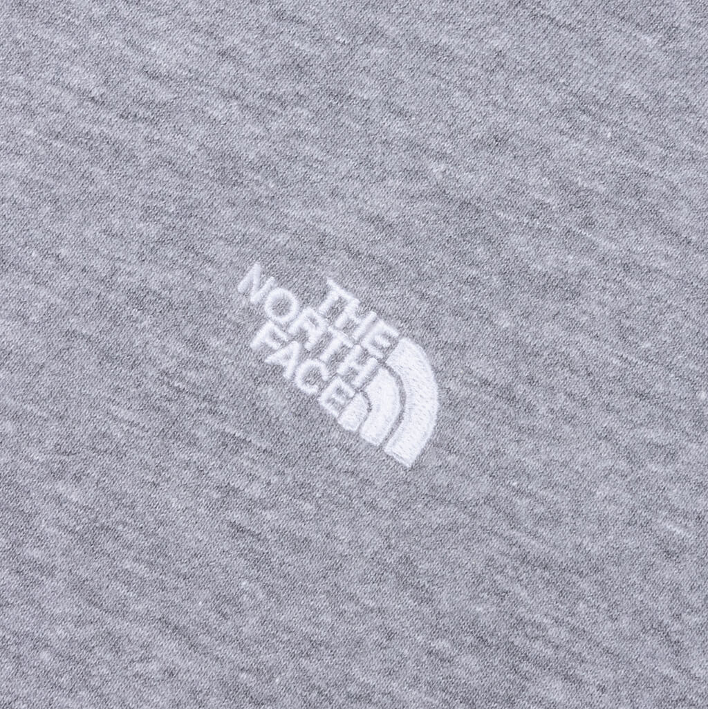 Essential Simple Dome Oversized S/S Tee - Pale Grey Heather