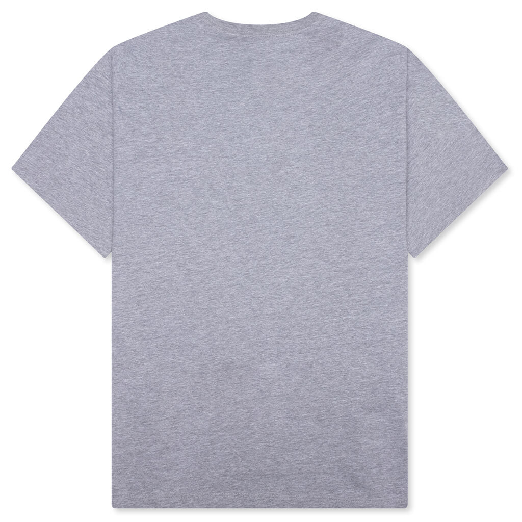 Essential Simple Dome Oversized S/S Tee - Pale Grey Heather