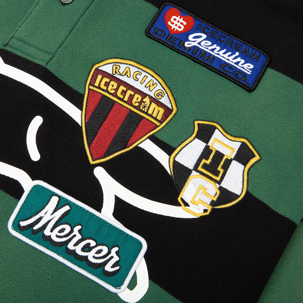Tamarind S/S Polo - Black/Green