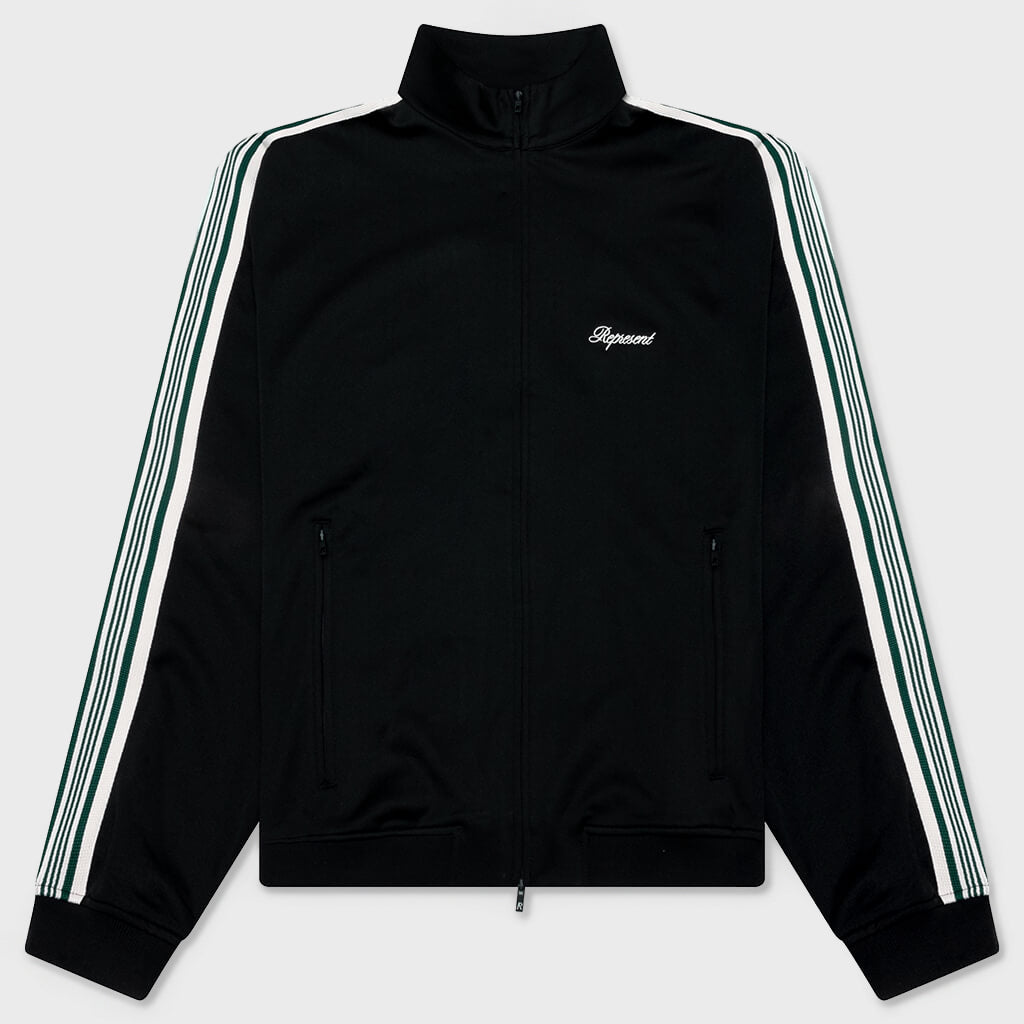 Taped Track Jacket - Jet Black
