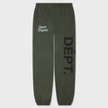 Team Dépt. Sweatpants - Faded Olive