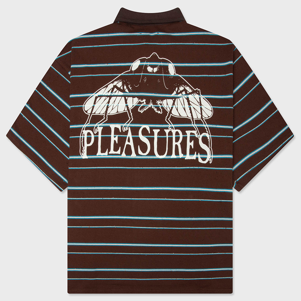 Teleport Boxy Polo - Brown