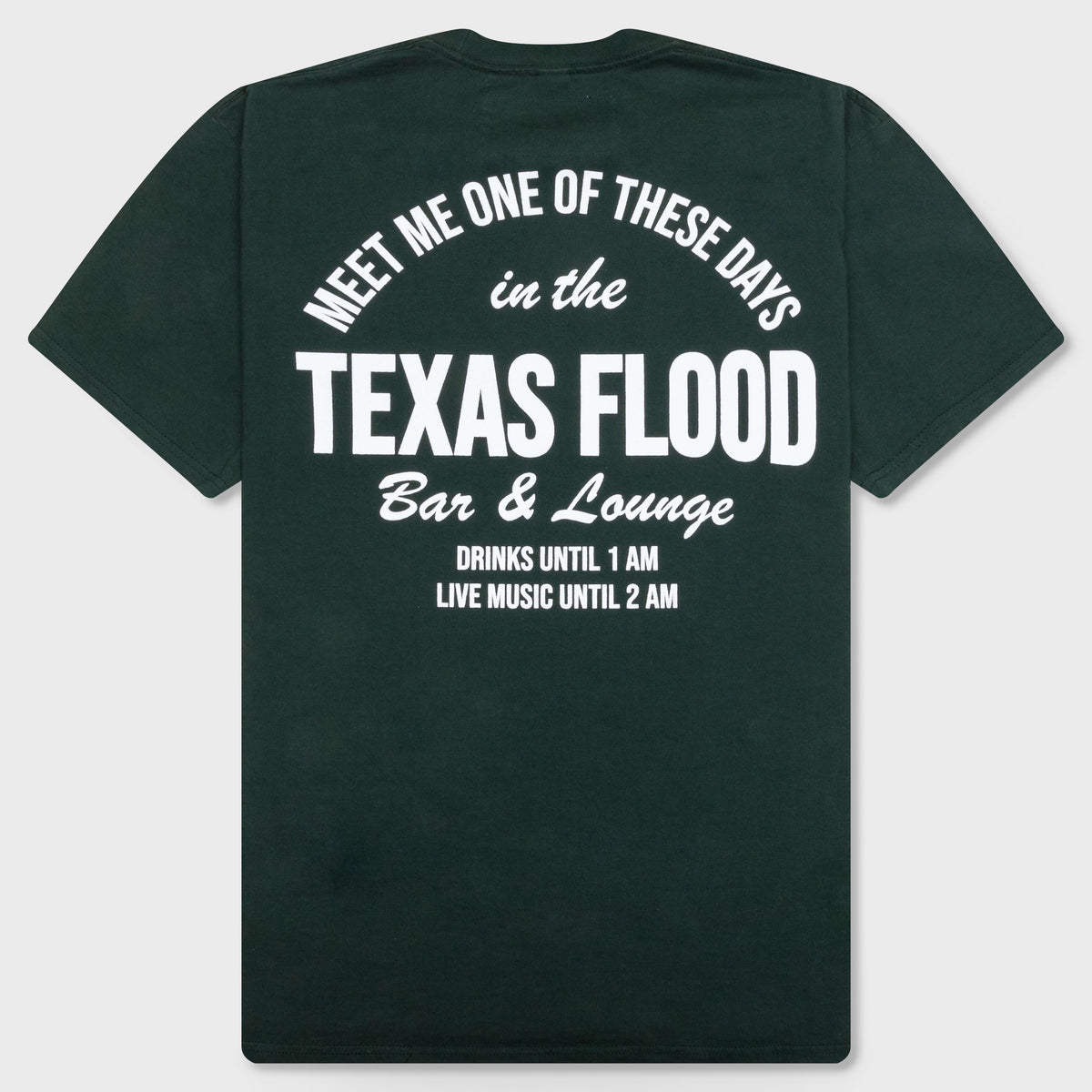 Texas Flood T-Shirt - Washed Forest Green