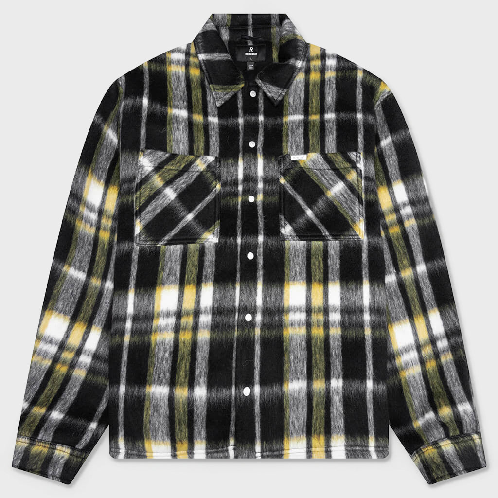 Textured Overshirt - Jet Black