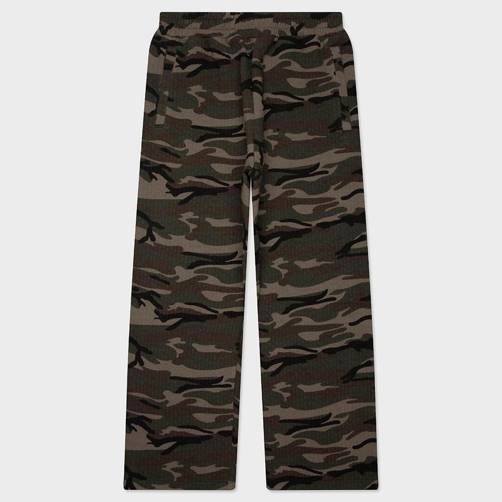 Textured Camo Desire Sweatpants - Camo