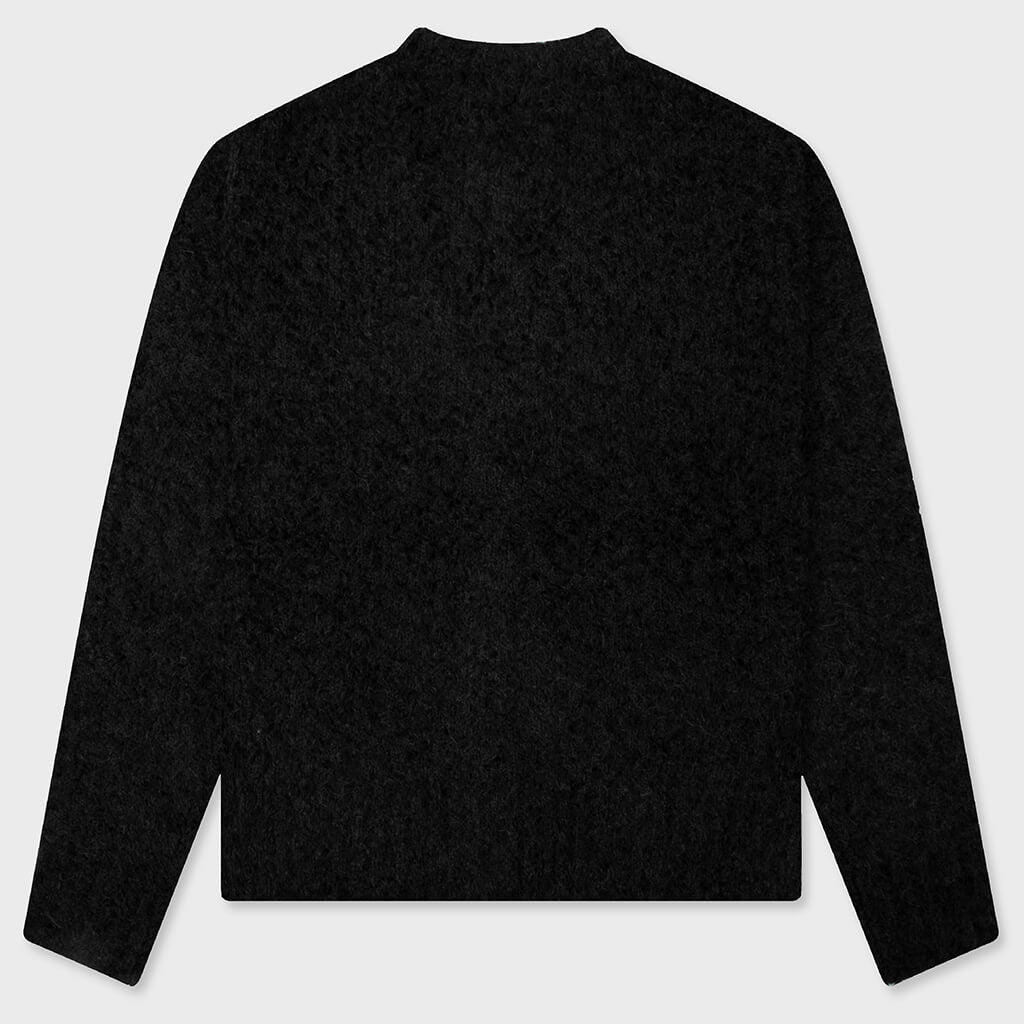 Textured Cardigan - Black