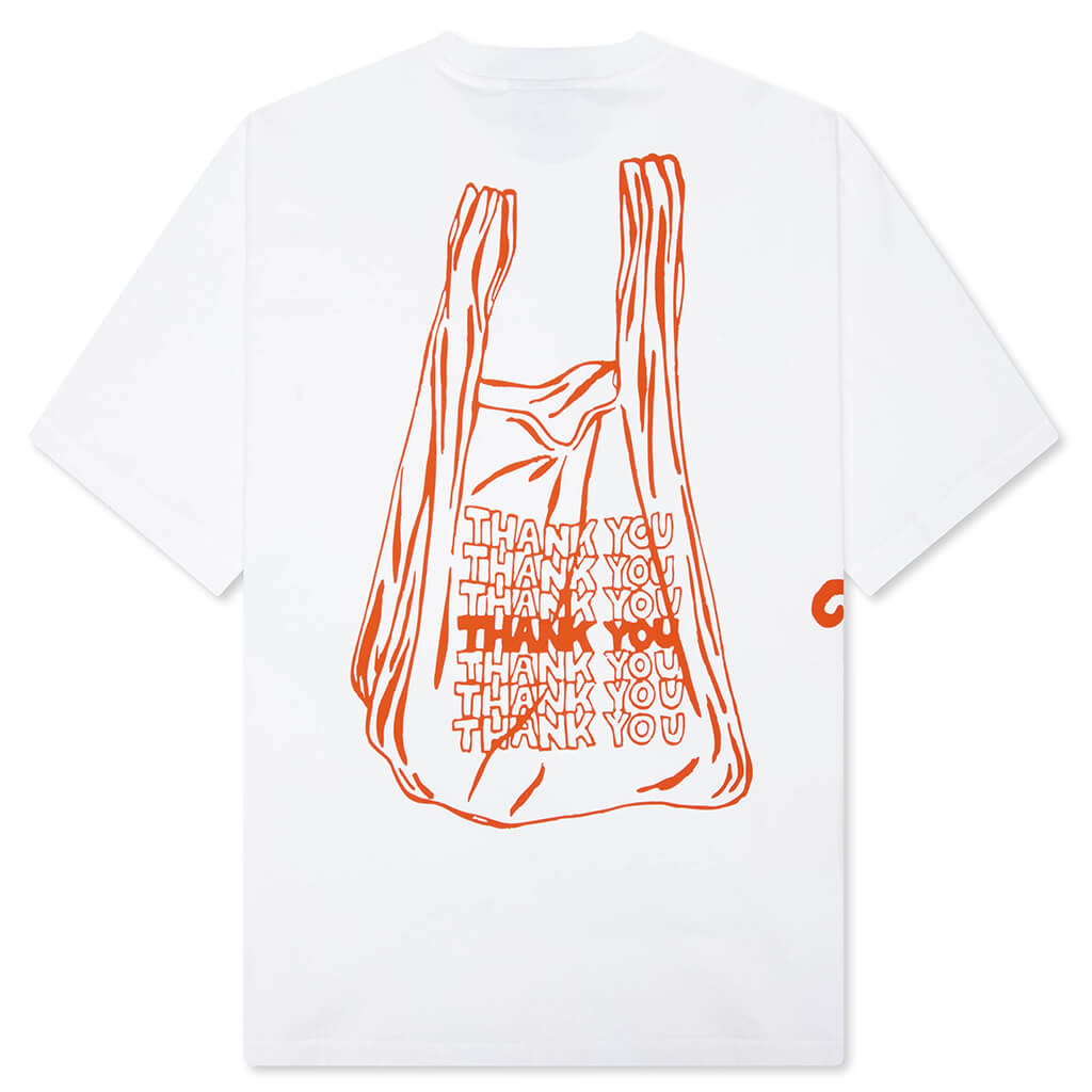 Thank You Plastic Bag T-Shirt - White