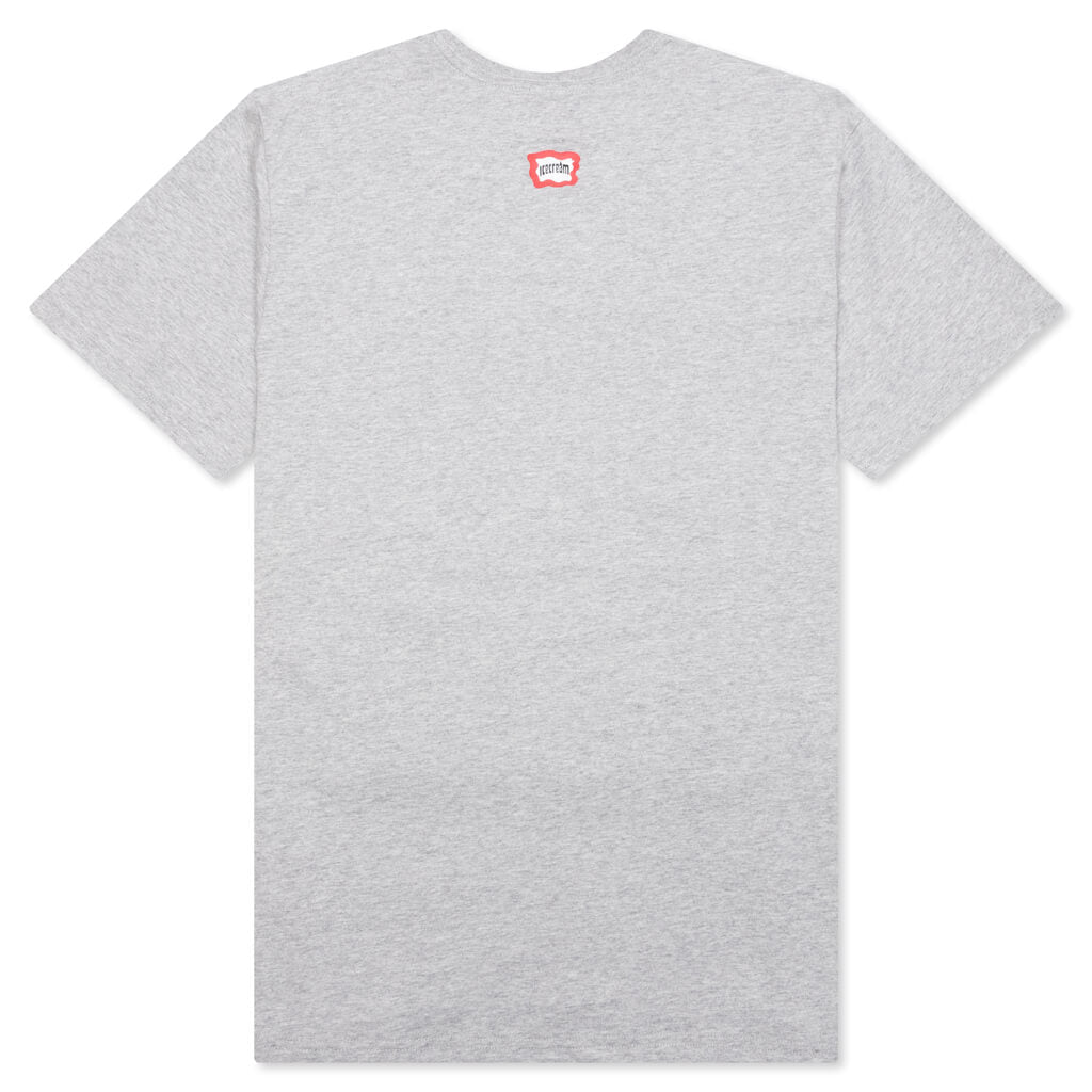 The Old Hangtag Sticker S/S Tee - Heather Grey