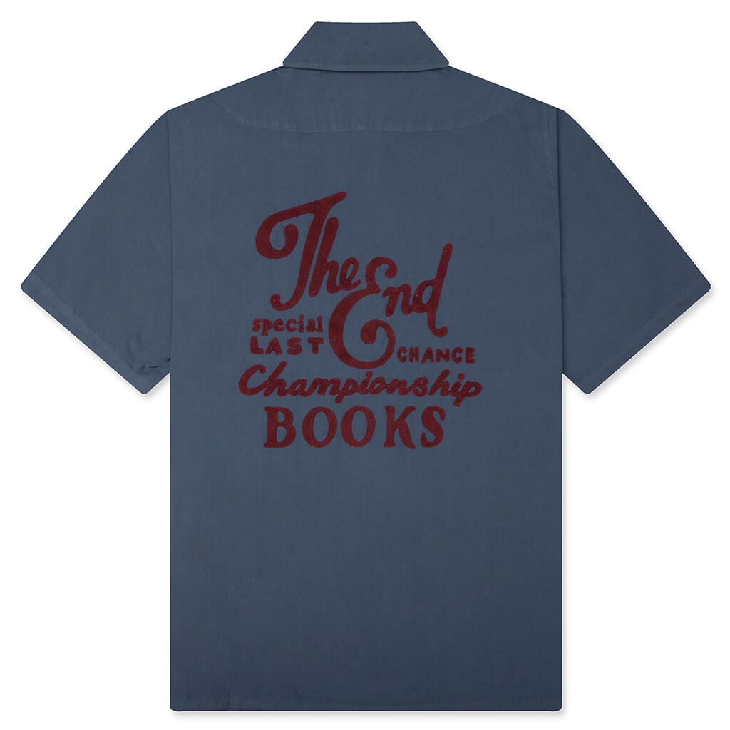 The End Books S/S Shirt - Blue