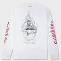 The World Is Ours L/S Tee - Clean White