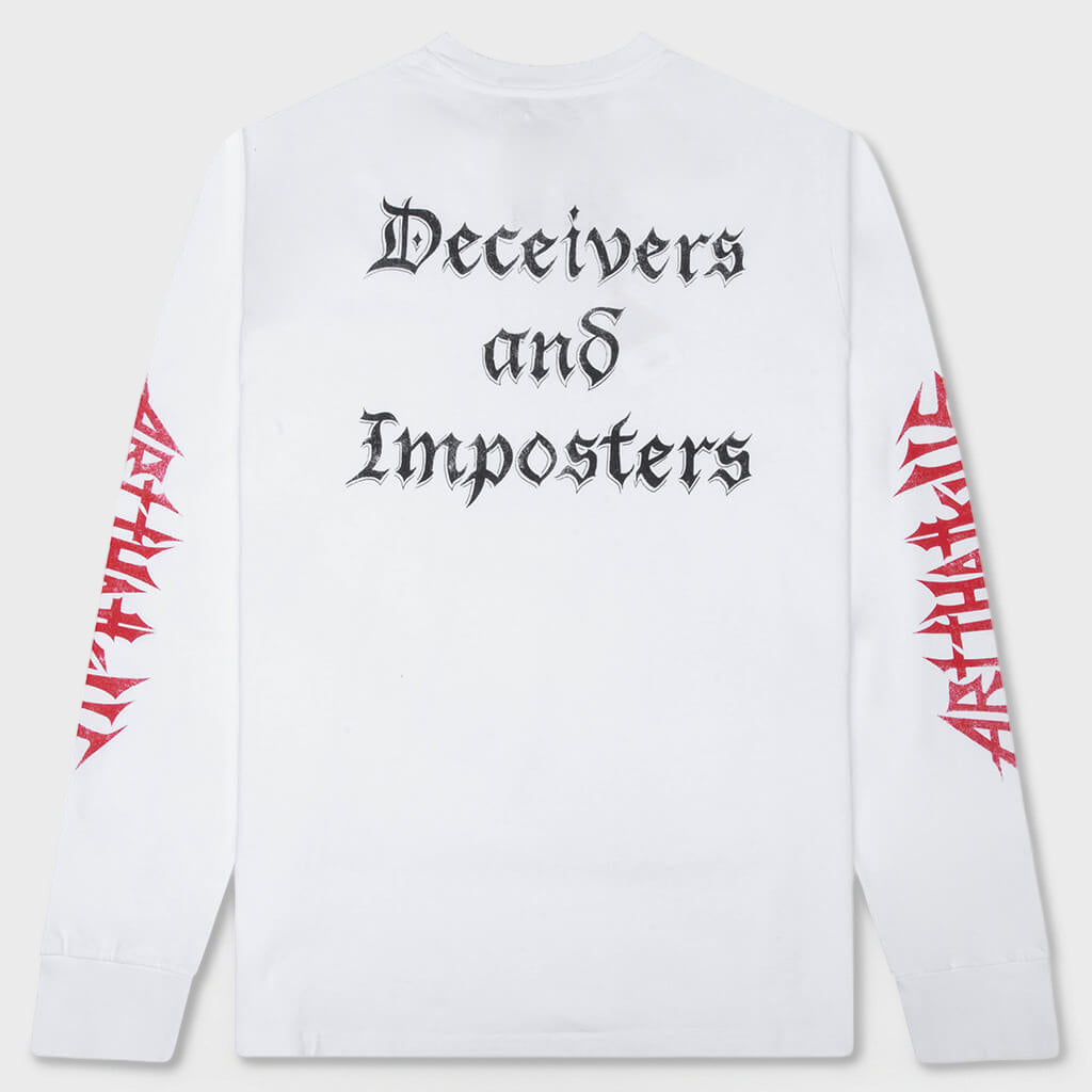 The World Is Ours L/S Tee - Clean White
