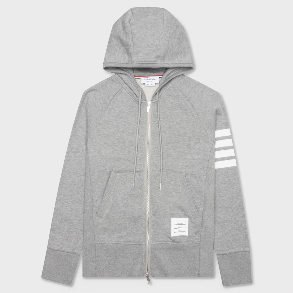 Classic Full Zip Hoodie - Grey