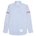 Classic L/S Button Down Point Collar Shirt W/ GG Armband - Light Blue