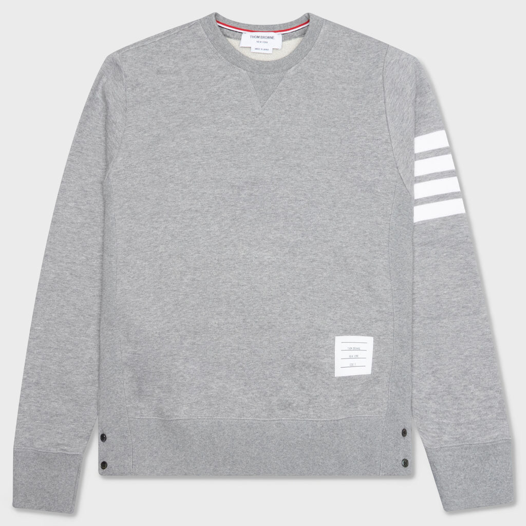 Engineered 4-Bar Jersey Sweatshirt - Grey