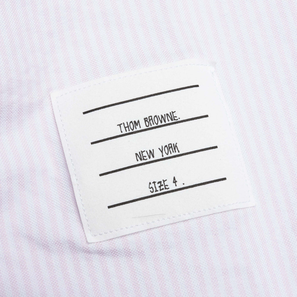 Funmix Straight Fit Button Down S/S Shirt - Light Pink