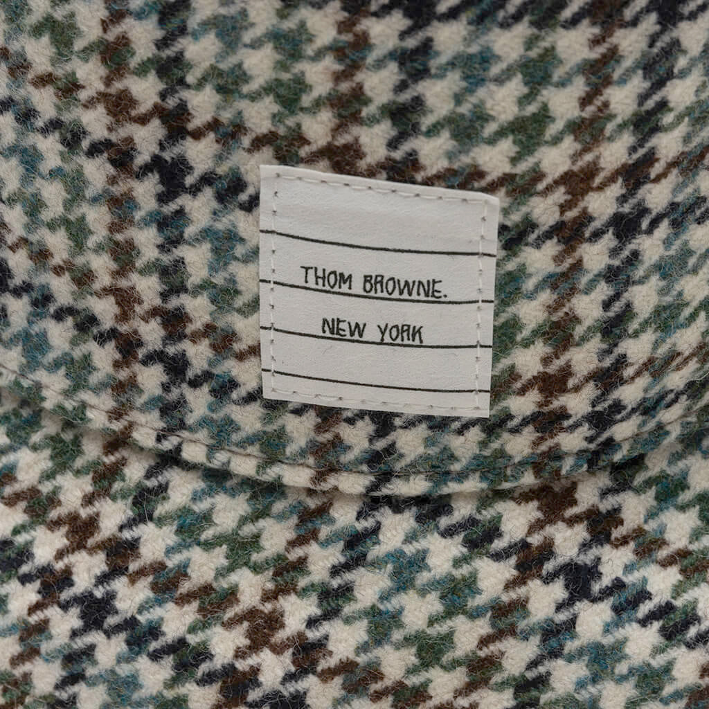 Houndstooth Lambswool Bucket Hat - Seasonal Multi