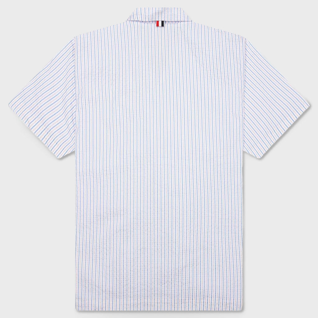 Seersucker Swim Shirt - Light Blue